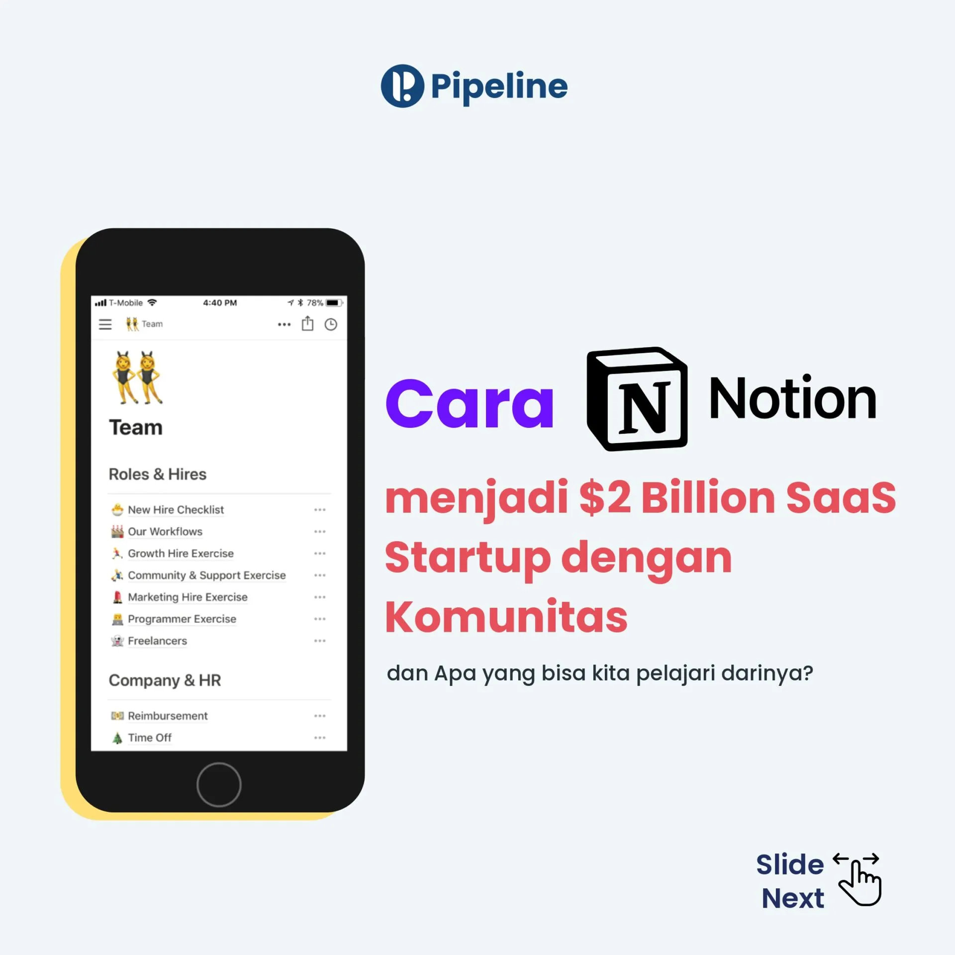Cara Notion menjadi $2Billion SaaS Startup dengan komunitas